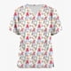 thumbnail image 5 of Uniforme de enfermera con estampado de alce de dibujos animados para mujer, monos de bolsillo de manga corta, uniformes médicos, ropa de enfermería, navidad, 5 of 5