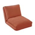 thumbnail image 3 of Sofá Cama Plegable, Sofá Multifuncional, Sofá Tapizado, Sillón, Color Naranja, 1 Plaza, 3 of 8