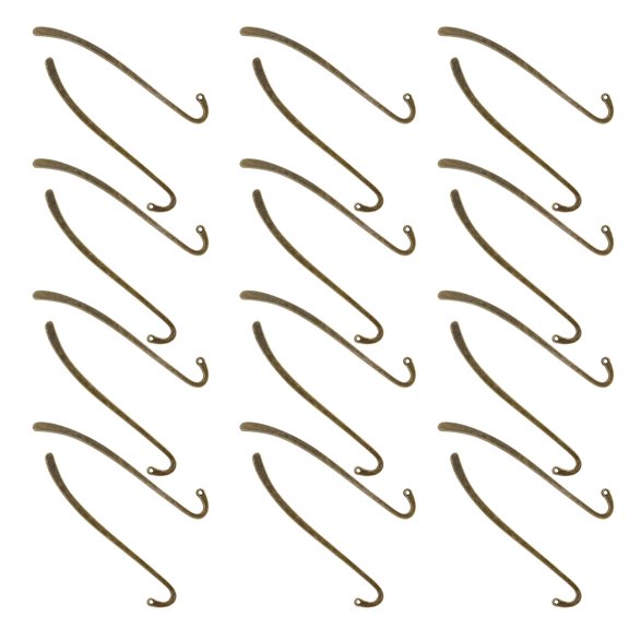 Gancho de gancho Joyas de aleación de zinc Making Book Mark Office Decoration Colgantes Casera DIY Crafts Accesorios Bronce 24 piezas seitruly  HA010512-02