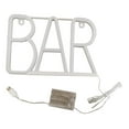 thumbnail image 2 of Letrero de neón para bar, luz de neón LED, letrero de luz de neón con barra de letras USB para bar, decoración de pared, letreros iluminados colgantes , cálido, 2 of 8
