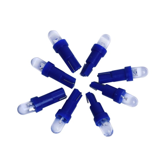 10x Blue LED Bulb T5 12V for Dashboard Meter bulb lamp light car lights