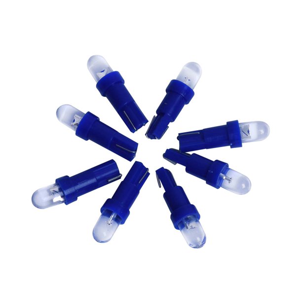10x Blue LED Bulb T5 12V for Dashboard Meter bulb lamp light car lights