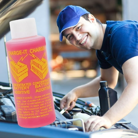 Solder-It Charge-It Battery Additive Heavy-Duty Concentrate (2 fl oz) | Battery Desulfator and Reactivator for Motorcycle, Golf Cart, Truck and Boat Batteries | Can Restore Charge to Dead Car Battery