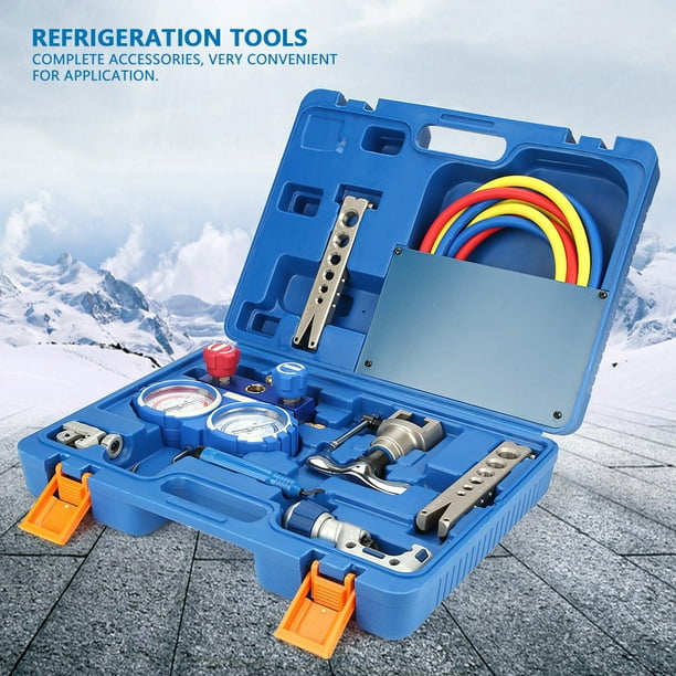 ANGGREK Refrigeration Tools,1 Box Refrigeration Tool Kit 1/4" 3/4
