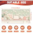 thumbnail image 2 of Desk Pad, Kawaii Anime Style Desk Mat, Green Cute Desktop Large Gaming Mouse Pad for Desk, 31.5"x11.8" Extended Big Computer Keyboard Mouse Pad with Non-Slip Base and Stitched Edge, 2 of 13
