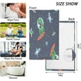 thumbnail image 3 of Dreamtimes 2 Piece Astronaut Dinosaur Hand Towels for Bath Decorative, Pure Cotton Guest Towels Fingertip Towels for Bathroom Spa Gym,16 x 28 inch, 3 of 7