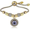 thumbnail image 1 of KAIYANG Pulsera de mujer, ojo turco, acero inoxidable, protección contra la felicidad, para mujeres, regalo de cumpleaños, 1 of 4
