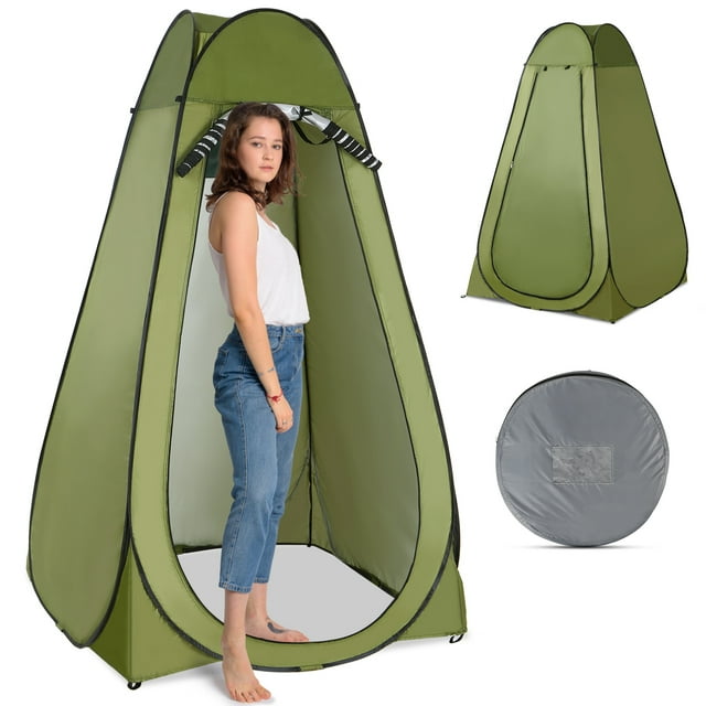 Abri d'Intimité Pop-Up Tente Portable Douche Extérieure Toilette Changement