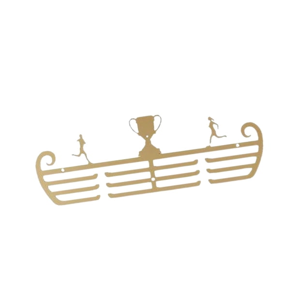 Colgador de medallas, soporte de exhibición de medallas, metal resistente, montaje en pared, multiusos correr
