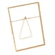 thumbnail image 5 of Marco de fotos con soporte de vidrio simple y moderno, soporte para especímenes de porche de casa, adornos, marco de fotos decorativo con tira de cobre, mesa, 5 of 5