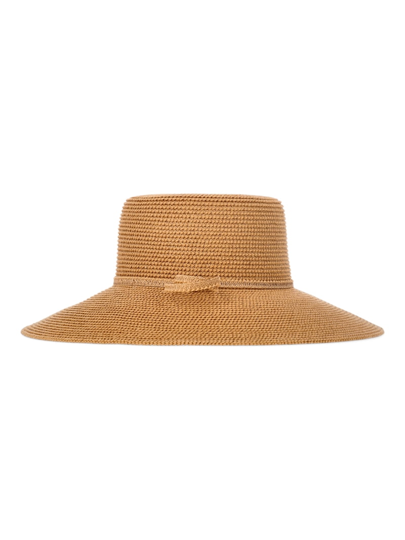 Pantropic Women\'s Panama Wide Brimmed Hat NWT Brown Pantropic Panama Wide Brim Sun Hat – Fedoras.com main image 3