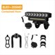 thumbnail image 2 of Luz Delantera LED para Bicicleta, Recargable por USB, Luz de Carretera, Fácil de Instalar, 6 Modos de Luz, Timbre para Bicicleta, A, 2 of 5