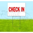 thumbnail image 1 of Check In (18" x 24") Yard Sign, Includes Metal Step Stake, 1 of 6