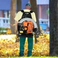 thumbnail image 3 of 63cc Backpack Leaf Blower Gas Powered – 2-Stroke 3HP Engine, 665 CFM Air Volume, 1.7L Fuel Tank, Ergonomic Design for Lawn, Yard & Snow Removal, 3 of 6