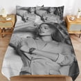 thumbnail image 1 of Margot Elise Robbie Composition en Tissu Sommeil Ajusté Nettoyage à la Machine Fermeture Éclair Dissimulée Ensembles de Housse de Couette Trousse Confortable, 1 of 5