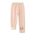 thumbnail image 2 of KYAIGUO Baby Toddler Winter Plush Leggings for Girls Stretch Fleece Bottoms Kids Soft Warm Tights Trousers 2-10T, 2 of 9