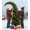 Green#53, variant on Christmas Tree 6 ft Artificial Frosted Christmas Tree with Realistic Branches,Flocked Christmas Tree