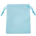thumbnail image 2 of 50pcs 9cm Sky Blue Plush Drawstring Bag Jewelry Storage Pouches Luxury Drawstring Pouch Gift Wedding Gift Packing Bag Accessary, 2 of 6