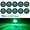 Green, variant on Drl 12v 24v Led Side Marker Light Camion Auto Trucks Lorry Trailer Bus Tail Brake Lamp Truck Accesorios Luces Traseras