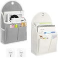 thumbnail image 1 of 2 Pack Wall Hanging Organizer Bag with Pockets Fabric Storage Bag Basket Caddy Waterproof, 1 of 5