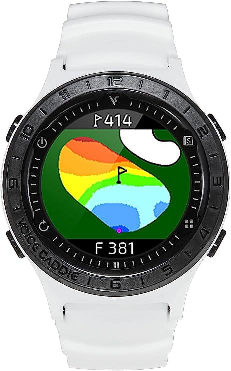 Voice Caddie A2 (GPS) 40mm Plastic Case with White Band Voice Caddie A2 (GPS) 40mm Plastic Case with White Band