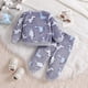 thumbnail image 4 of Cowsor Toddler Baby Girl Clothes Outfit Long Sleeve Blouse Shirt Top Flare Leggings Pants Two Piece Outfits Set, 4 of 7