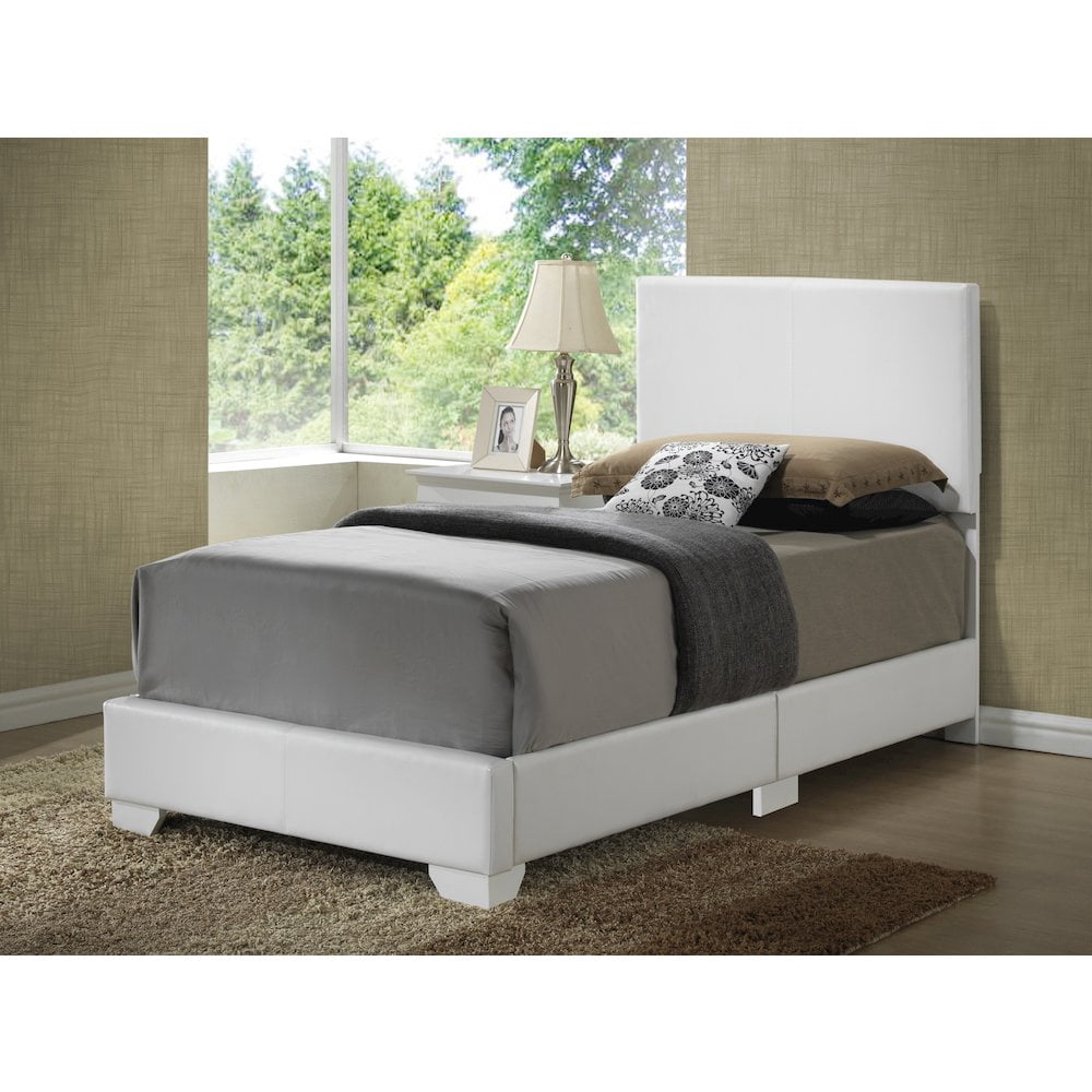 Glory Furniture Aaron Twin Bed in White Color