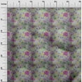 thumbnail image 3 of oneOone Cotton Flex Light Purple Fabric Florals Sewing Material Print Fabric By The Yard 40 Inch Wide, 3 of 6