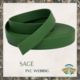 thumbnail image 4 of Country Brook Design® 1 Inch Sage PVC Webbing. 10 Yards, 4 of 7