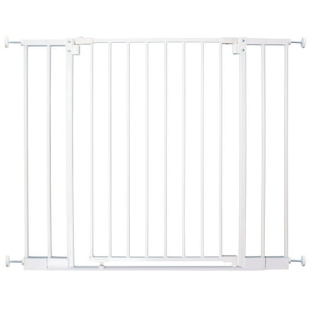 Toddleroo by North States StepSafe Auto-Close Gate for Toddlers and Babies, White