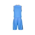 thumbnail image 5 of Kids Soccer Team Jersey Ndbuld Children's Sleeveless Top Elastic Waistband Shorts Training Suit Middle-aged Children's Football Suit Set, 5 of 6
