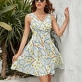 thumbnail image 3 of Pattern with Tennis Rackets with Tennis Balls Sundress Sleeveless Dress Summer Women Clothes Dress for Women Dresses, 3 of 7