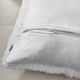 thumbnail image 4 of Fundas de cojines NorDeco HOME Luxury de piel sintética de 50 x 50 cm, color blanco, 4 of 6