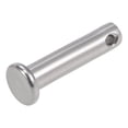 thumbnail image 3 of Uxcell Single Hole Clevis Pins - 6mm x 25mm Flat Head 304 Stainless Steel Link Hinge Pin 10 Pcs, 3 of 5
