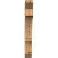 thumbnail image 2 of Ekena Millwork 4"W x 20"D x 32"H Balboa Slat Rough Sawn Bracket, Western Red Cedar, 2 of 4