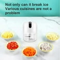 thumbnail image 5 of Ice Crusher, Shaved Ice Machine, Ice Shaver, Small Electric Ice Crusher, Shaved Ice Machine for Home, Portable Ice Crusher, Suitable for Home, Restaurants, Cafes, Bars, 5 of 5