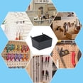 thumbnail image 5 of 228 Pcs Assortiment de Crochets en Panneau Perforé avec Ensembles de Crochets en Métal, Bacs en Panneau Perforé, Verrous pour Système de Rangement Outils, 5 of 5