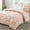 Blush Pink, variant on King Size Comforter Set Navy Blue - 7 Pieces Bed in a Bag King, Luxury Soft Bed Set for All Seasons, Bedding Set with Down Alternative Comforter, Sheets, Pillowcases & Shams