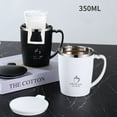 thumbnail image 4 of 350ml Stainless Steel Thermos Mug Tea Coffee Thermal Cup Insulated Travel Mug~-Black, 4 of 7