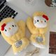 thumbnail image 1 of Guantes de felpa Sanrio Hello Kitty Anime Pachacco Y2K dulce chica colgante cuello manopla moda versátil resistente al frío bufanda de dibujos animados, 1 of 4