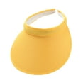 thumbnail image 1 of TISHITA Visière de Soleil Confortable Légère à Clipser pour Tennis Plage Cyclisme Jaune, 1 of 8