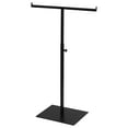 thumbnail image 2 of T Bar Purse Display Stand Handbag Rack,Adjustable Height Black Tabletop Hook Hanging Jewelry Stands,Stainless Steel Handbag Holder for Scarf, Necklace,Tie, 2 of 6