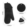 thumbnail image 4 of Guantes De Silicon Cocina/horno 6 Piezas Resistente Al Calor NEGRO, 4 of 4