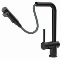 TORVA Black Kitchen Faucet, Pull Down Kitchen tap, Stainless Steel Kitchen Sink Faucet with Pull Out Sprayer Single Handle,Matte Black