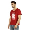 thumbnail image 4 of Inkmeso Mens Tshirt I Have Two Titles Dad And Papa And I Rock Them Both Graphic Tshirt For Daddy's Tee Shirt For Dad, 4 of 6