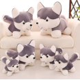 thumbnail image 1 of Bonito perro husky de peluche, juguete de peluche de animales de peluche???35cm??‰, 1 of 2