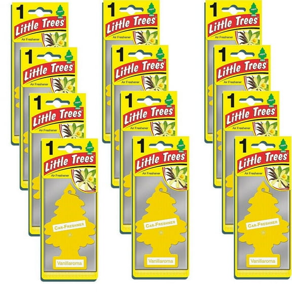Little Trees Vanillaroma Car Air Fresheners, Pack of 12