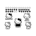 thumbnail image 2 of Hello Kitty Vinyl Wall Decals for Kids Bedroom – 43 Pcs, 7"–9", Peel & Stick, 2 of 6
