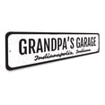 thumbnail image 3 of Grandpas Garage Novelty Decor, Metal Wall Sign - 4x18 Inches, 3 of 4