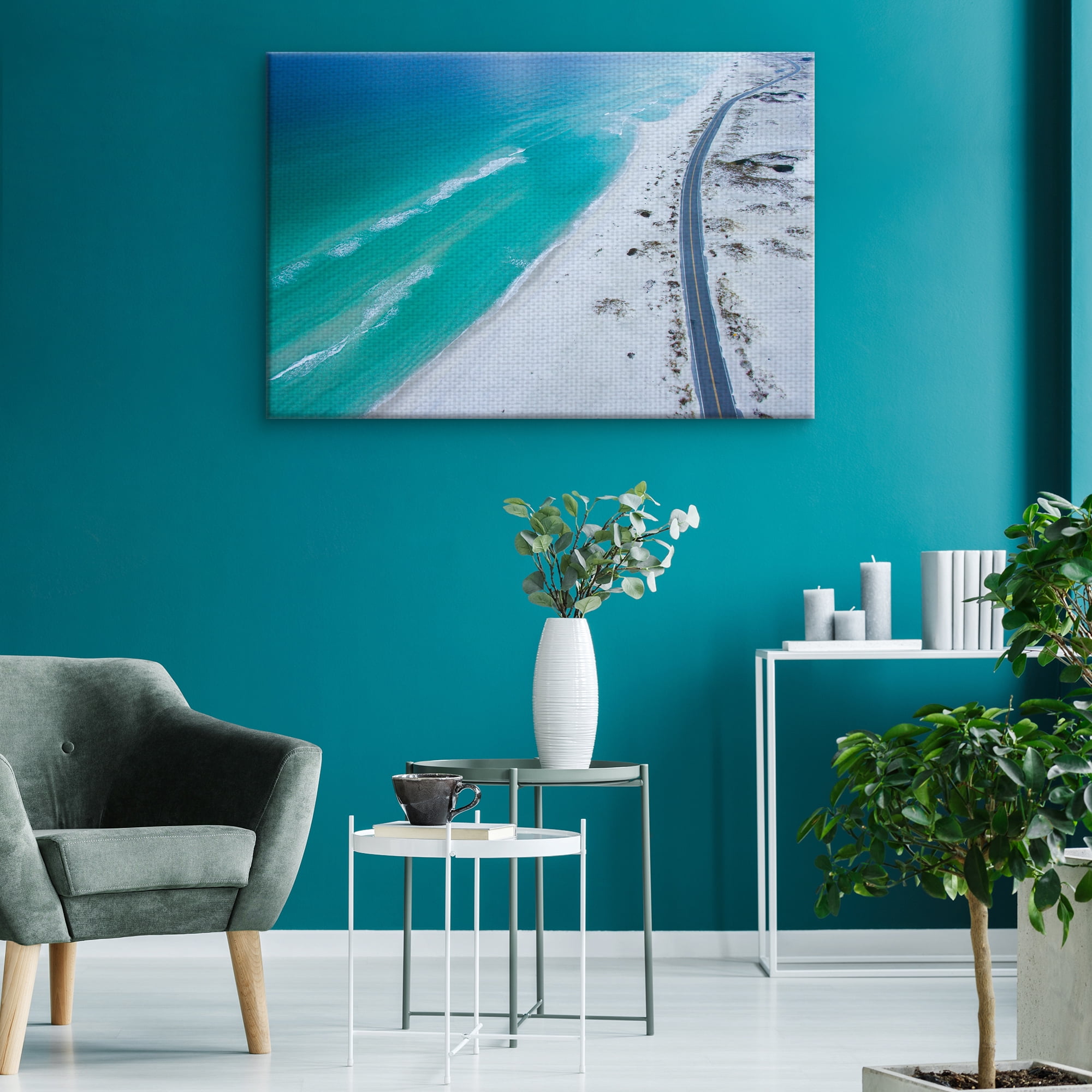Masterpiece Art Gallery Dream Drive Bird's Eye View By Aaron Burden Canvas Art Print 24" x 36"
